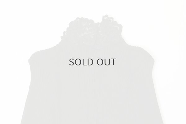 画像4: ML LUPETTO PLISSE' C/COLLO E POLSI PIZZO 304 (NERO)