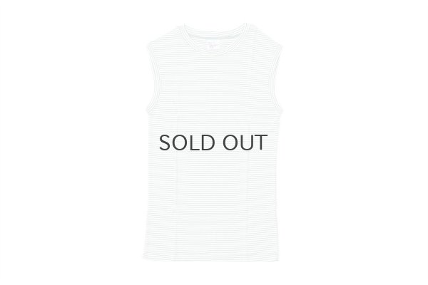 画像1: Panel-rib tanktop 848C (WHT-GN)