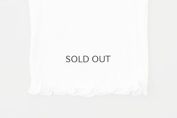 画像4: SPALLA LARGA SEMPLICE COTONE COSTINA PLISSE' 603 (BIANCO)