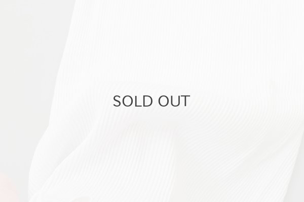 画像6: SPALLA LARGA SEMPLICE COTONE COSTINA PLISSE' 603 (BIANCO)