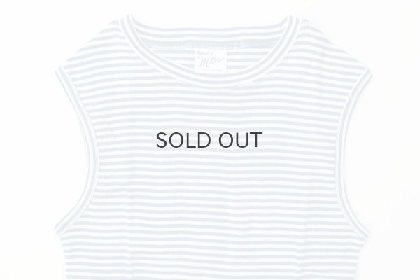 画像3: Panel-rib tanktop 848C (WHT-BU)