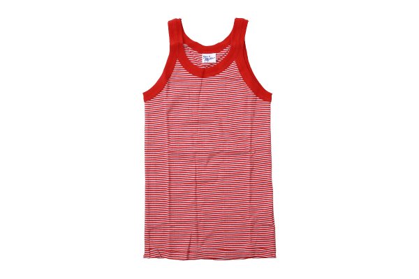 画像1: Panel-rib Athletic tank 831C (PNK-RD)