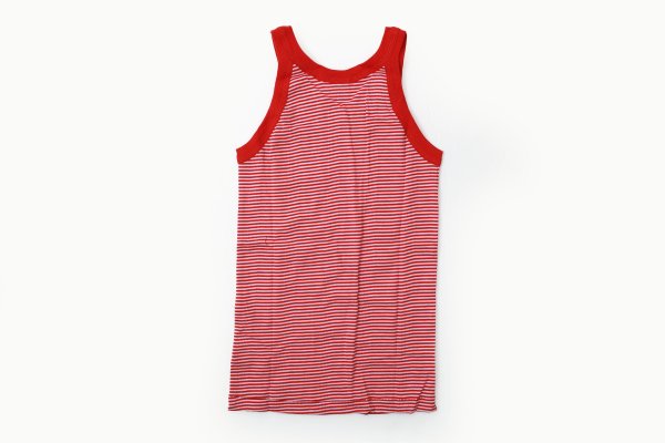画像2: Panel-rib Athletic tank 831C (PNK-RD)