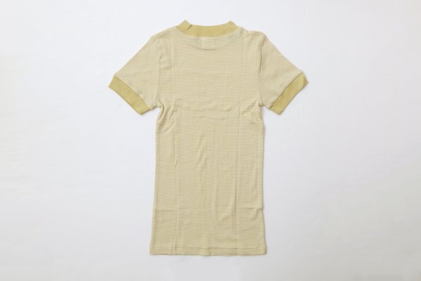 画像2: Panel-rib M/N Tee 829C (YEL-WH)