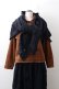 画像6: Wide Stole C/W Washed Shadow Check (NV) (6)
