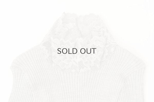 画像3: ML LUPETTO PLISSE' C/COLLO E POLSI PIZZO 304 (NOCE)