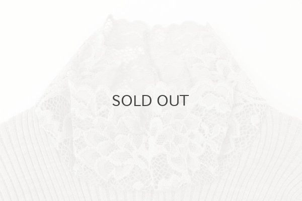 画像4: ML LUPETTO PLISSE' C/COLLO E POLSI PIZZO 304 (NOCE)