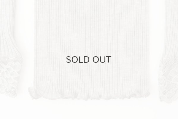 画像6: ML LUPETTO PLISSE' C/COLLO E POLSI PIZZO 304 (NOCE)