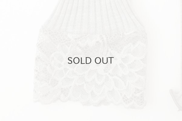 画像5: ML LUPETTO PLISSE' C/COLLO E POLSI PIZZO 304 (NOCE)