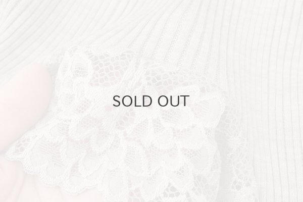 画像8: ML LUPETTO PLISSE' C/COLLO E POLSI PIZZO 304 (NOCE)