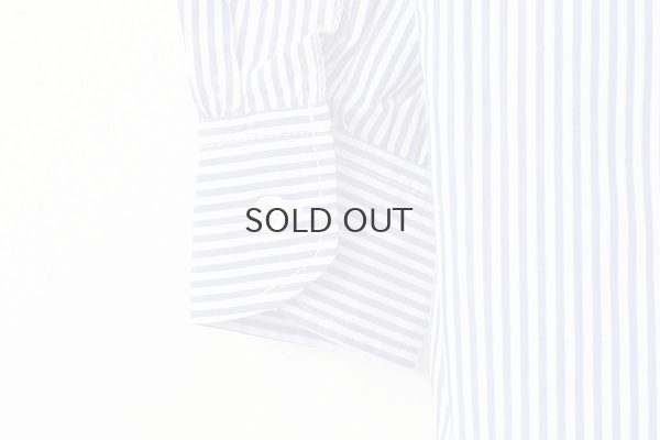 画像6: 別注!! BANDCOLLAR SHIRT LONDON STRIPE (DBL)
