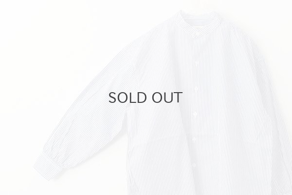 画像5: 別注!! BANDCOLLAR SHIRT LONDON STRIPE (DBL)