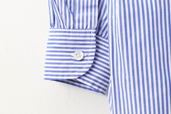 画像6: 別注!! BANDCOLLAR SHIRT LONDON STRIPE (BBL)