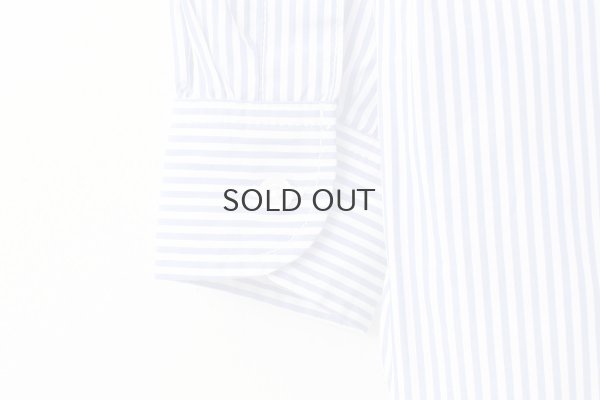 画像6: 別注!! BANDCOLLAR SHIRT LONDON STRIPE (BBL)