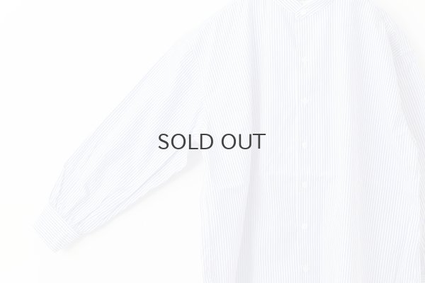 画像5: 別注!! BANDCOLLAR SHIRT LONDON STRIPE (BBL)