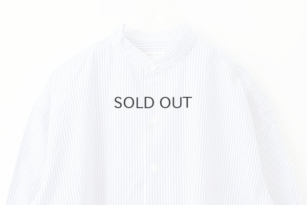 画像3: 別注!! BANDCOLLAR SHIRT LONDON STRIPE (BBL)