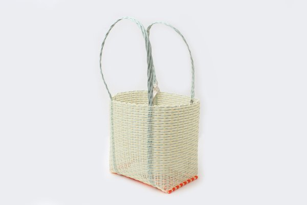 画像1: Midium Basket  (vanilla sky)