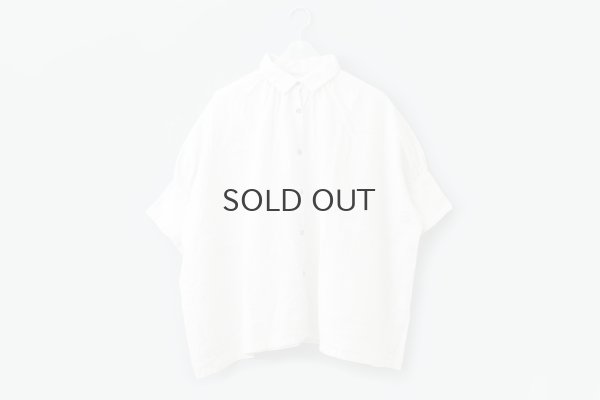 画像1: Half Sleeve Gather Shirts (SC)