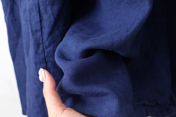 画像10: Open Collar Gathered Dress (SB)