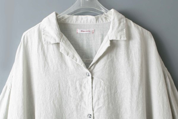 画像3: Open Collar Gathered Dress (SC)