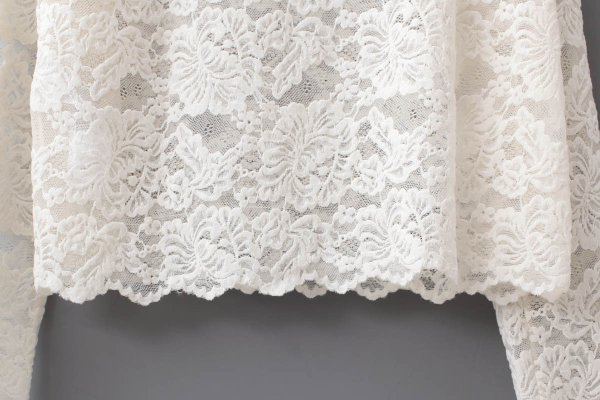 画像4: RWDania Lace LS Boatneck Lace T-shirt 101259 (IV)