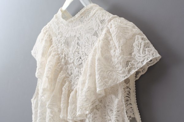 画像4: RWDania Lace LS Ruffle Lace Top 101261 (IV)