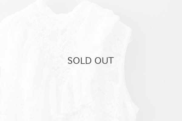 画像5: RWDania Lace LS Ruffle Lace Top 101261 (IV)