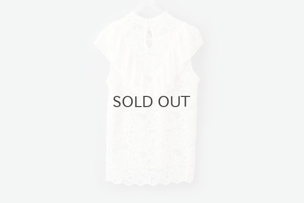 画像2: RWDania Lace LS Ruffle Lace Top 101261 (IV)