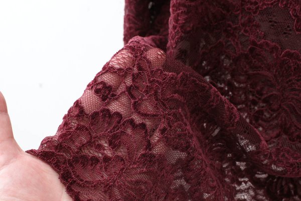 画像6: RWDania Lace LS Boatneck Lace T-shirt 101259 (TP)