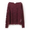 RWDania Lace LS Boatneck Lace T-shirt 101259 (TP)