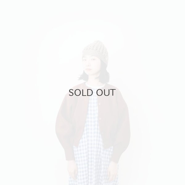 画像6: 別注!! AMOSSAミラノリブ BIGパフスリーブカーディガン (BD:16)