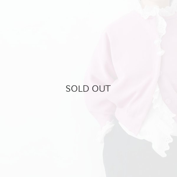 画像18: 再入荷!! ブロード レースピンタックスタンドブラウス (WH)