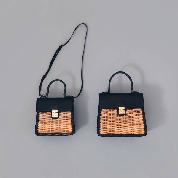 画像21: カーフ・ハンドバッグ S (BK)