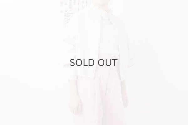 画像14: AMOSSAミラノリブ BIGパフスリーブカーディガン (BK:20)