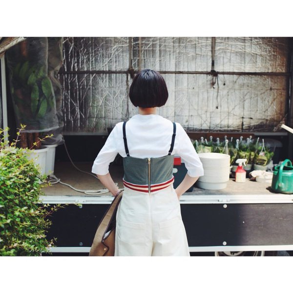 画像13: クルーネック 五分袖カットソー 103-07（NAVY）