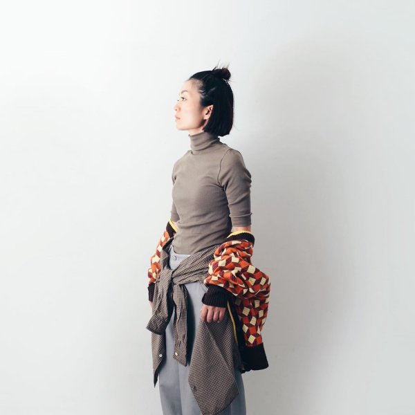 画像18: 40/- 丸胴テレコ 五分袖タートルプルオーバー（6208:TCH）