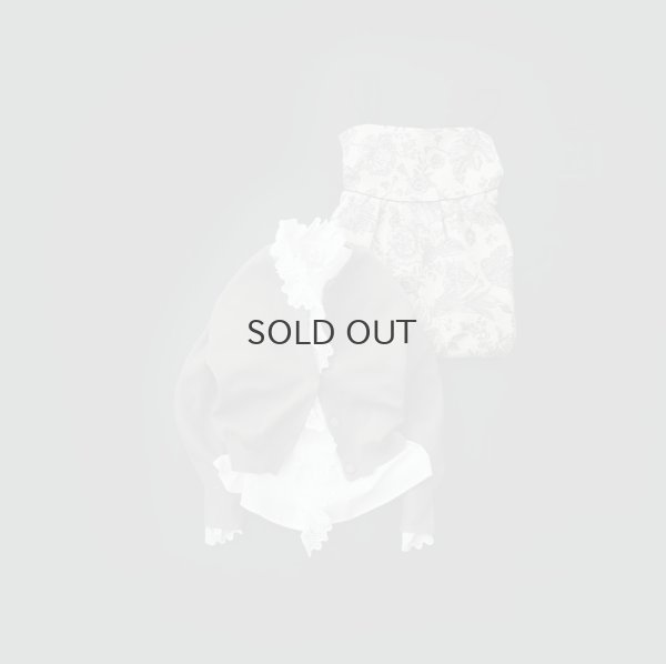 画像13: AMOSSAミラノリブ BIGパフスリーブカーディガン (BK:20)