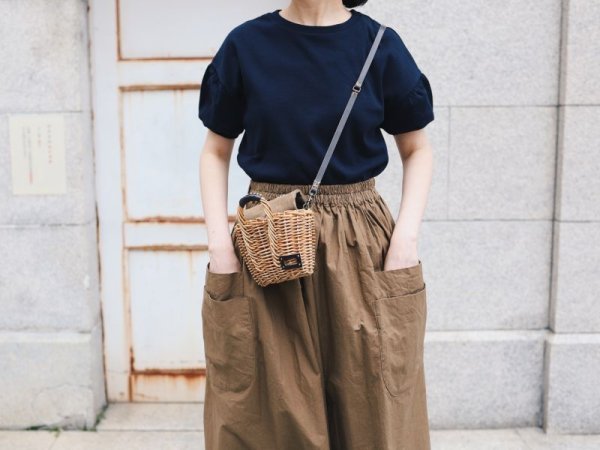 画像12: ドロップショルダー パフスリーブカットソー 150-18 (JASMIN)