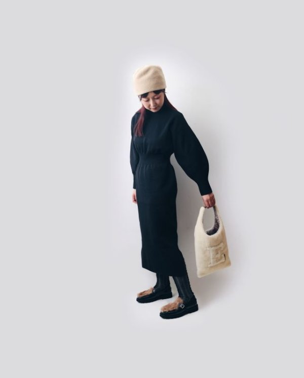 画像12: SALE40%OFF!! 別注!! AMOSSAミラノリブ ワンピース（SLPK:14）