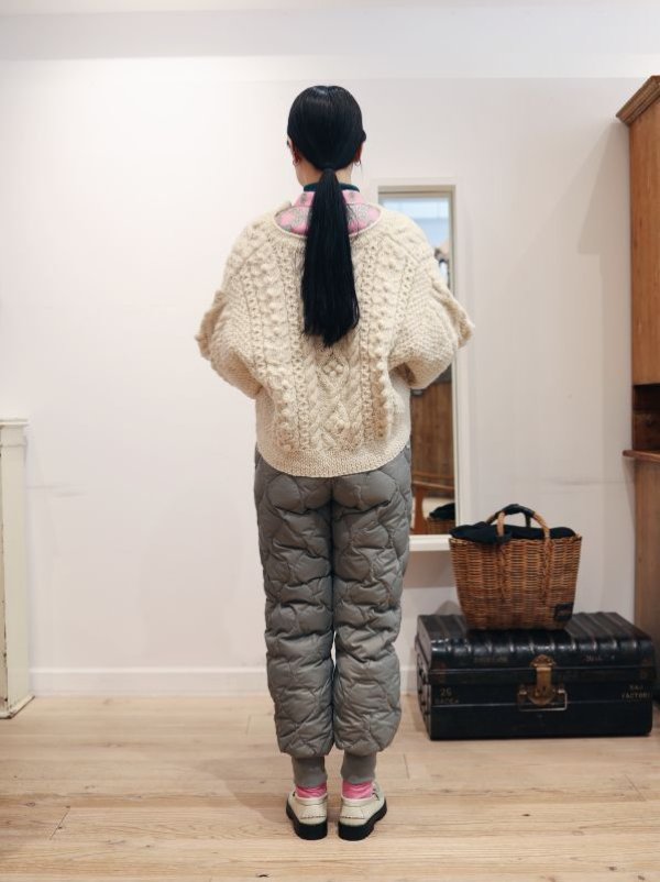 画像14: ミリタリー ダウンパンツ-ソフトシェル (TAION-131LSML-1:OFWH)