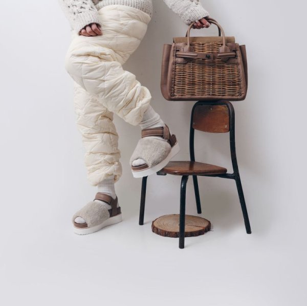 画像8: ◎ ボア テンダーベルトサンダル