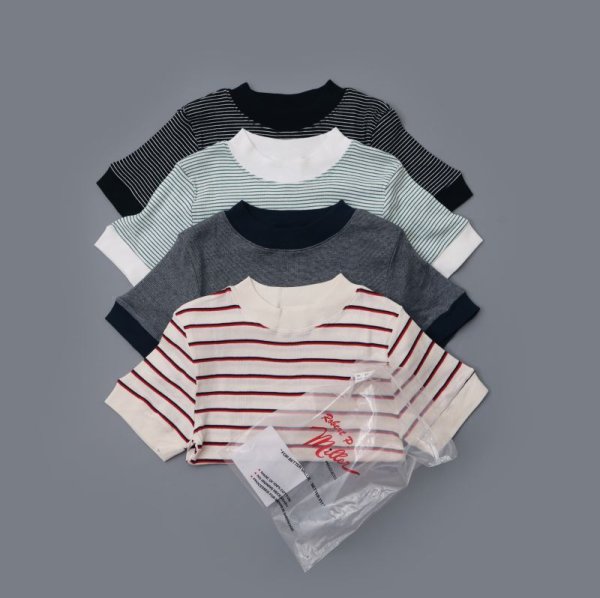 画像20: Panel-rib M/N Tee 829C (WHT-BU)