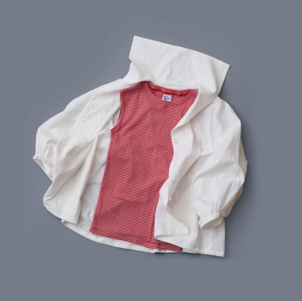 画像14: Panel-rib tanktop 848C (PNK-RD)