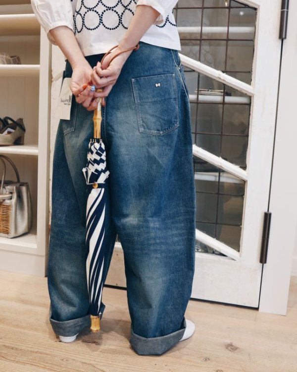 画像17: every day バルーンワイドデニム DN4594 (BL)