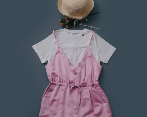 画像45: 別注!! Powder satin オールインワン (BK)