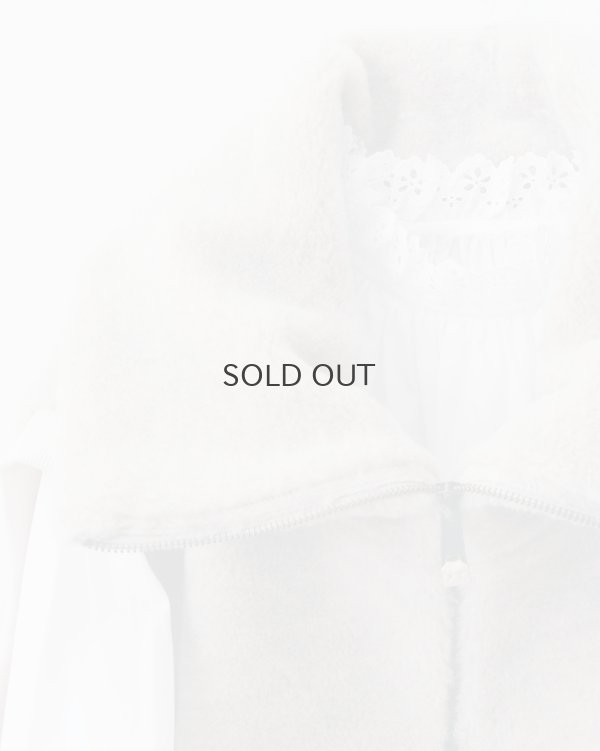 画像18: 別注!! 100/2 ブロードレースブラウス (WH)