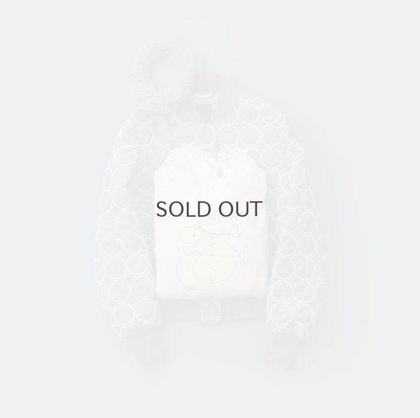 画像11: 【再入荷予約:1月中旬】30/-天竺 ティアードコットンレースプルオーバー (WH)