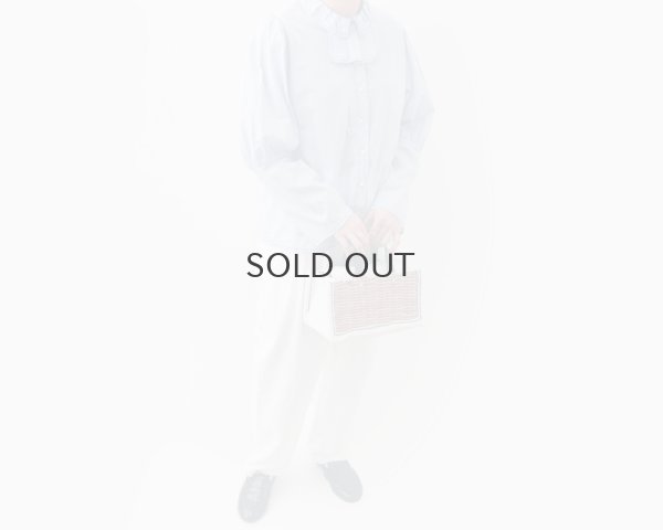 画像22: 80/1 ギンガム＆無地 BL リボン付 (BK)