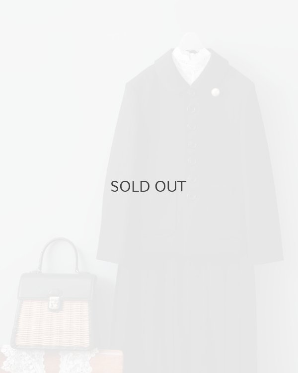 画像33: ウールギャバ 丸襟ジャケット (NV)