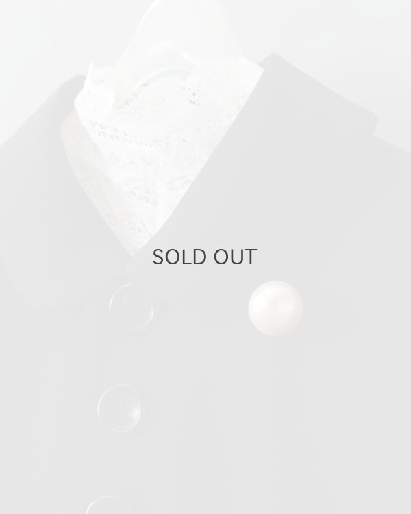 画像34: ウールギャバ 丸襟ジャケット (NV)